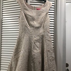 Betsy Johnson gold detail dress